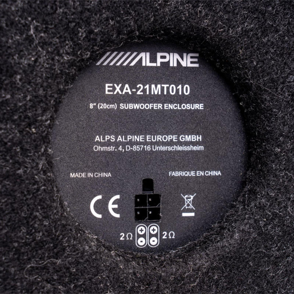 Alpine SWC-D84T6 Underseat Subwoofer Sub Enclosure for Volkswagen Transporter T6