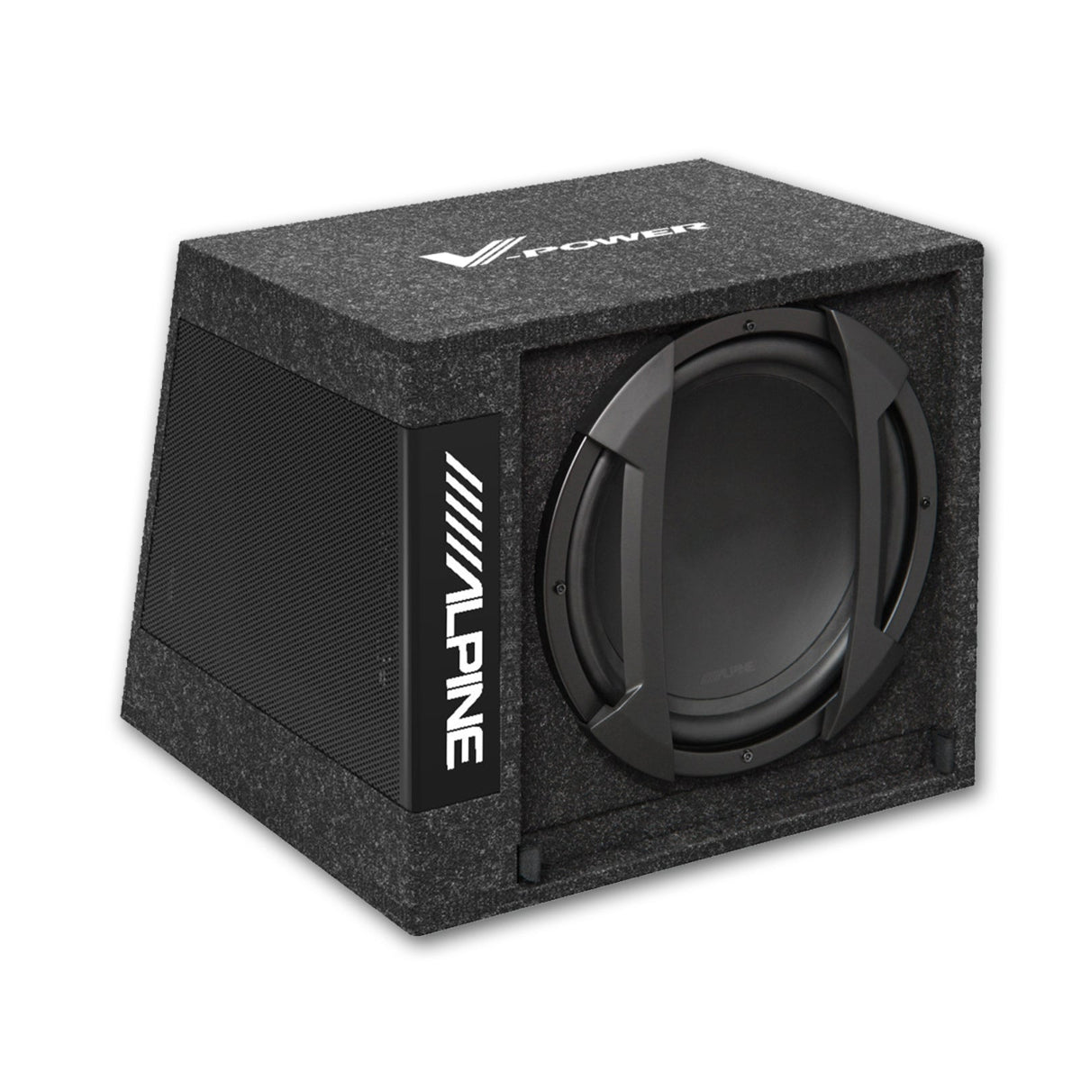 Alpine SWD-355 Subwoofer Amplified Powered Active Sub with Wired Remote 150w RMS