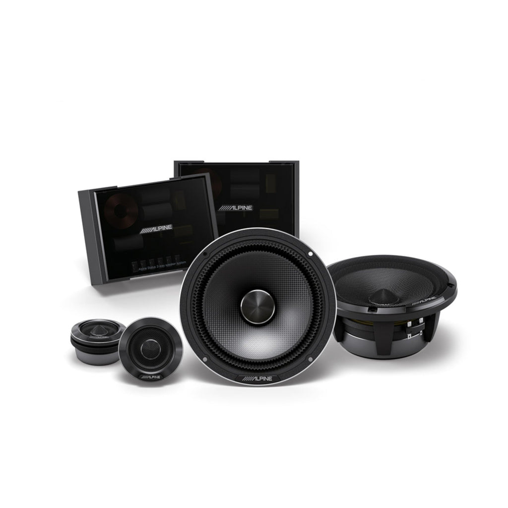 Alpine HDZ-65C Status Speakers Hi-Res 6.5 Inch 16.5cm 2 Way Component 100w RMS
