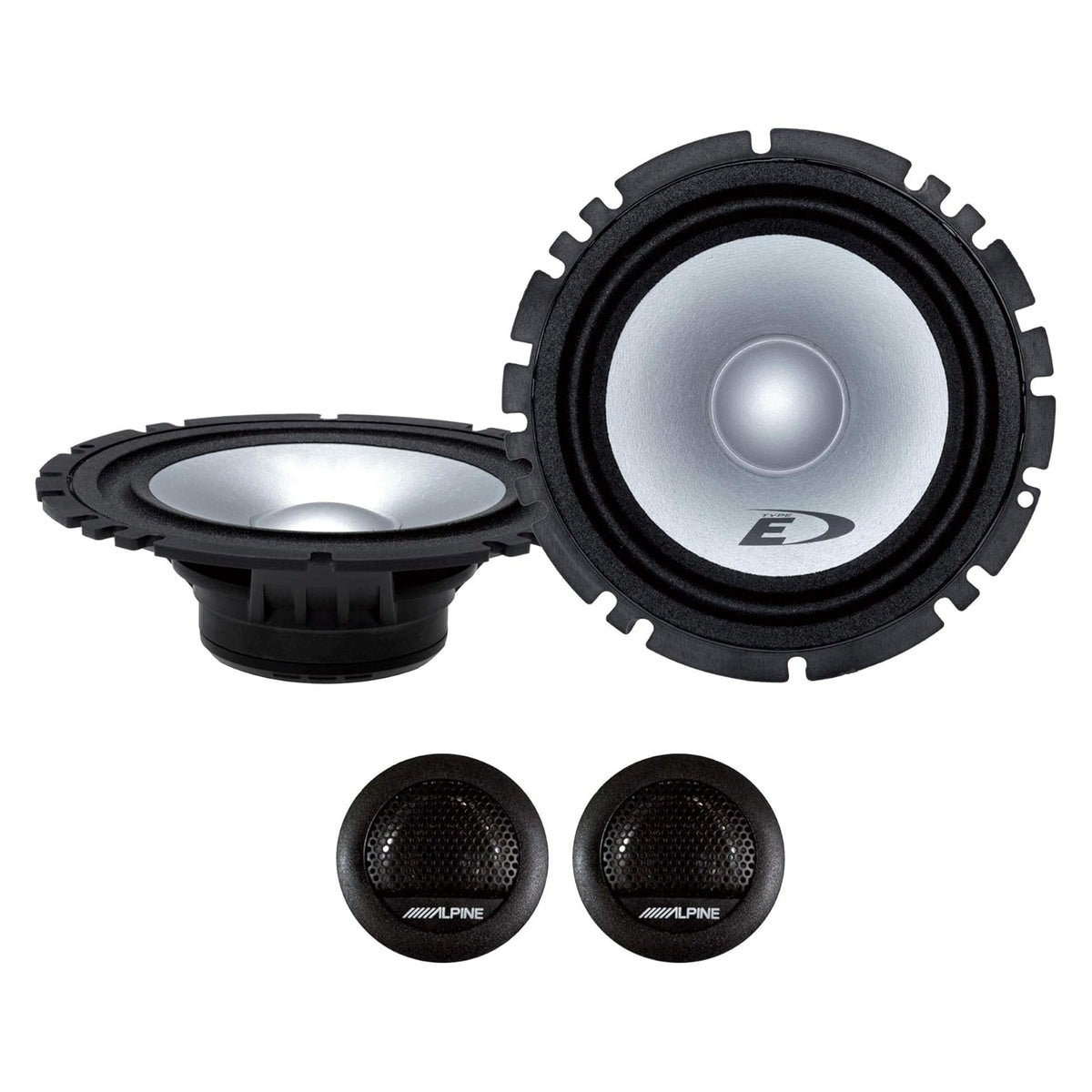 Alpine SXE-1750S Speakers 6.5 Inch 16.5cm E Type 2 Way Coaxial 45w RMS Pair
