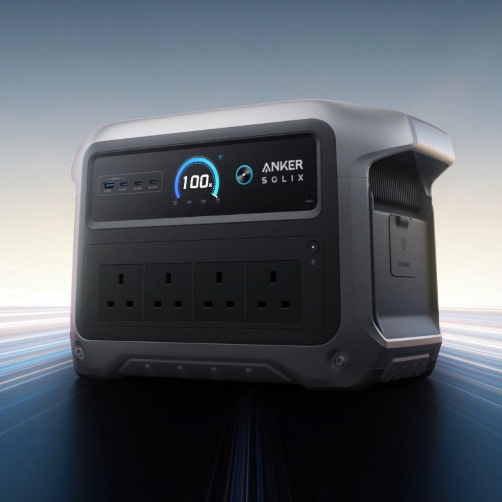 Anker SOLIX C1000 Gen 2 Battery Power Station + PS400 Bifacial Solar Panel 400w
