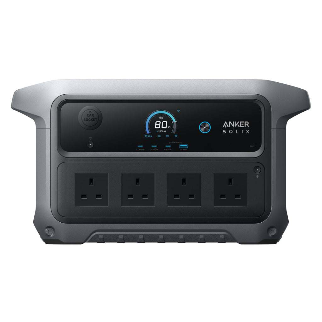 Anker SOLIX C2000 Gen 2 Portable Battery Power Station + Alternator Charger