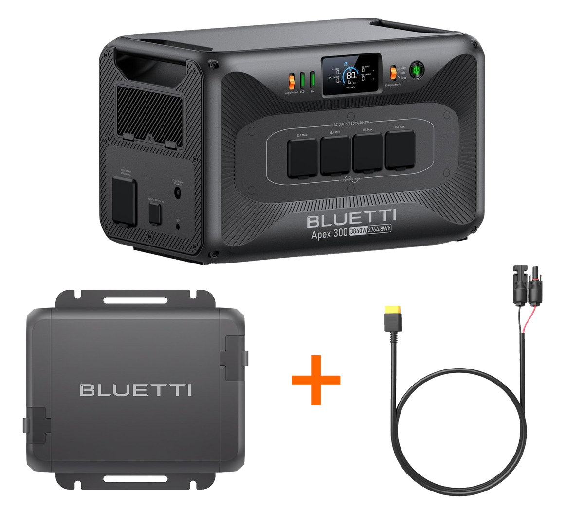 BLUETTI APEX 300 WITH DC-DC FAST CHARGER 1 BUNDLE
