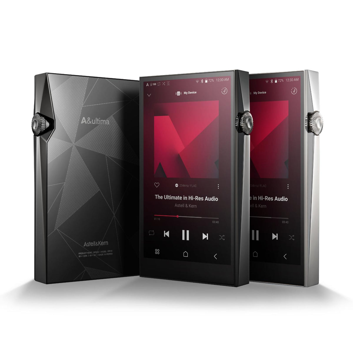 Astell&Kern A&Ultima SP3000 Portable Hi Res Audio Player Quad DAC 256GB Black
