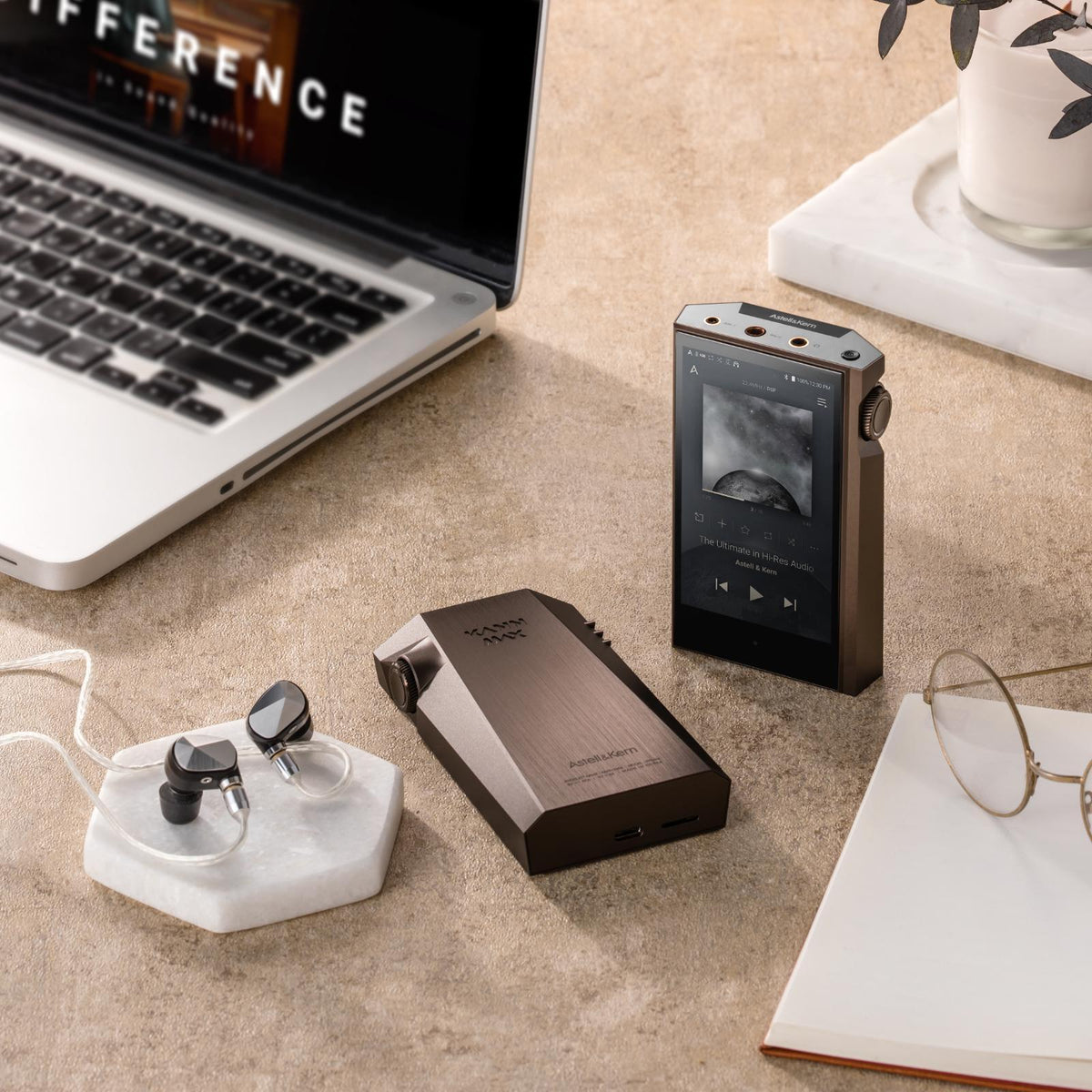 Astell&Kern Kann Max Portable DAP High Res Audio Player 64GB Brown Mud