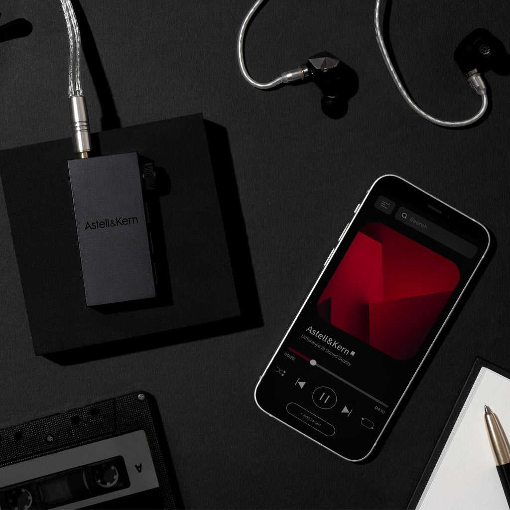 Astell&Kern AK HB1 Wireless & Wired Headphone DAC Amp Bluetooth USB C Lightning