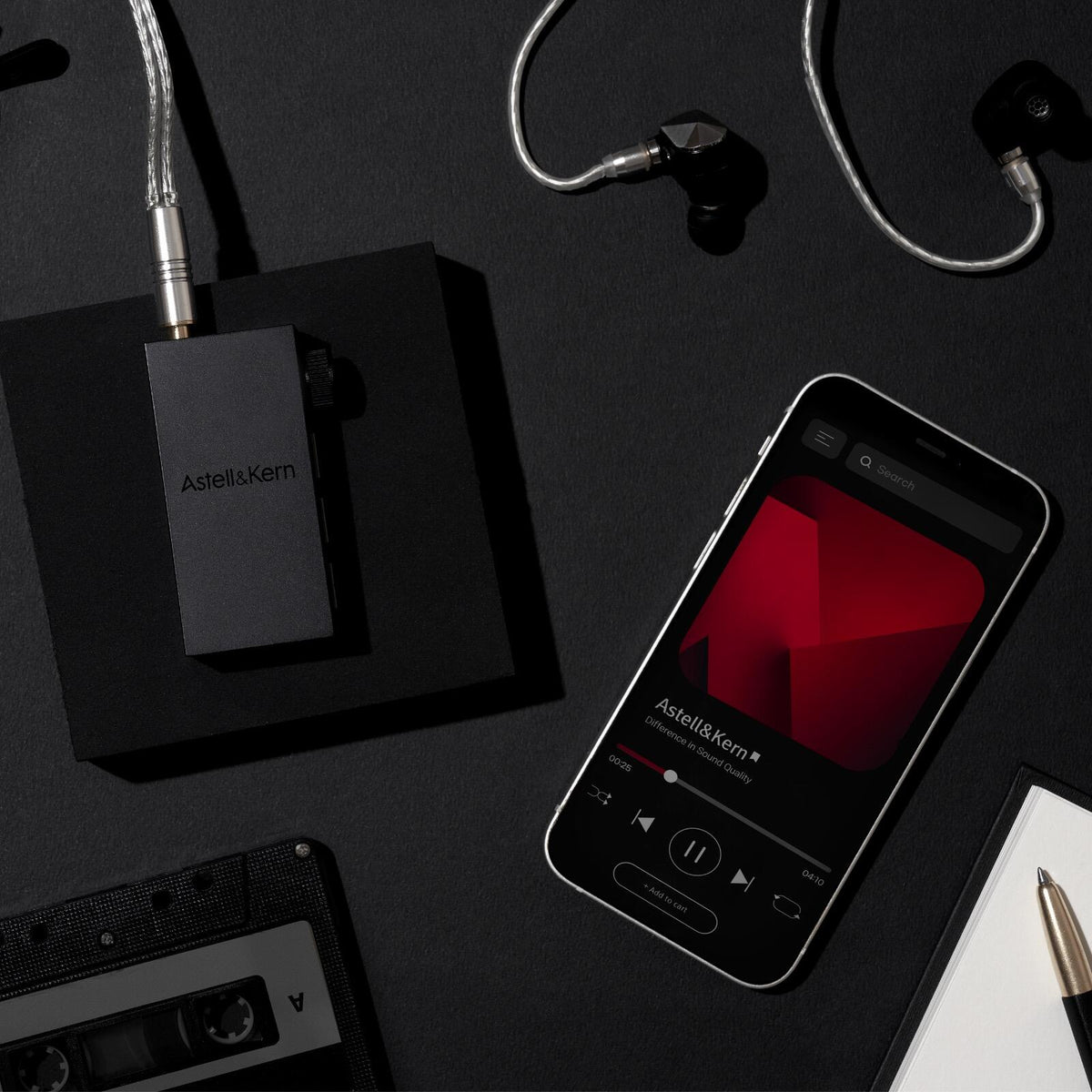 Astell&Kern AK HB1 Wireless & Wired Headphone DAC Amp Bluetooth USB C Lightning