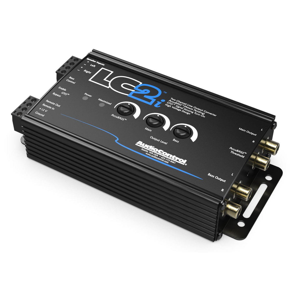 AudioControl LC2i 2 Channel RCA Line Out High to Low Converter with Accubass