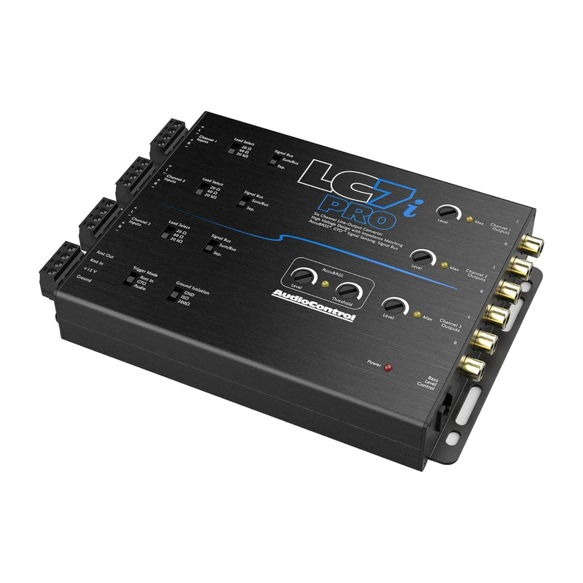 AudioControl LC7i Pro 6 Channel Active Line Out Converter AccuBASS with ACR-1