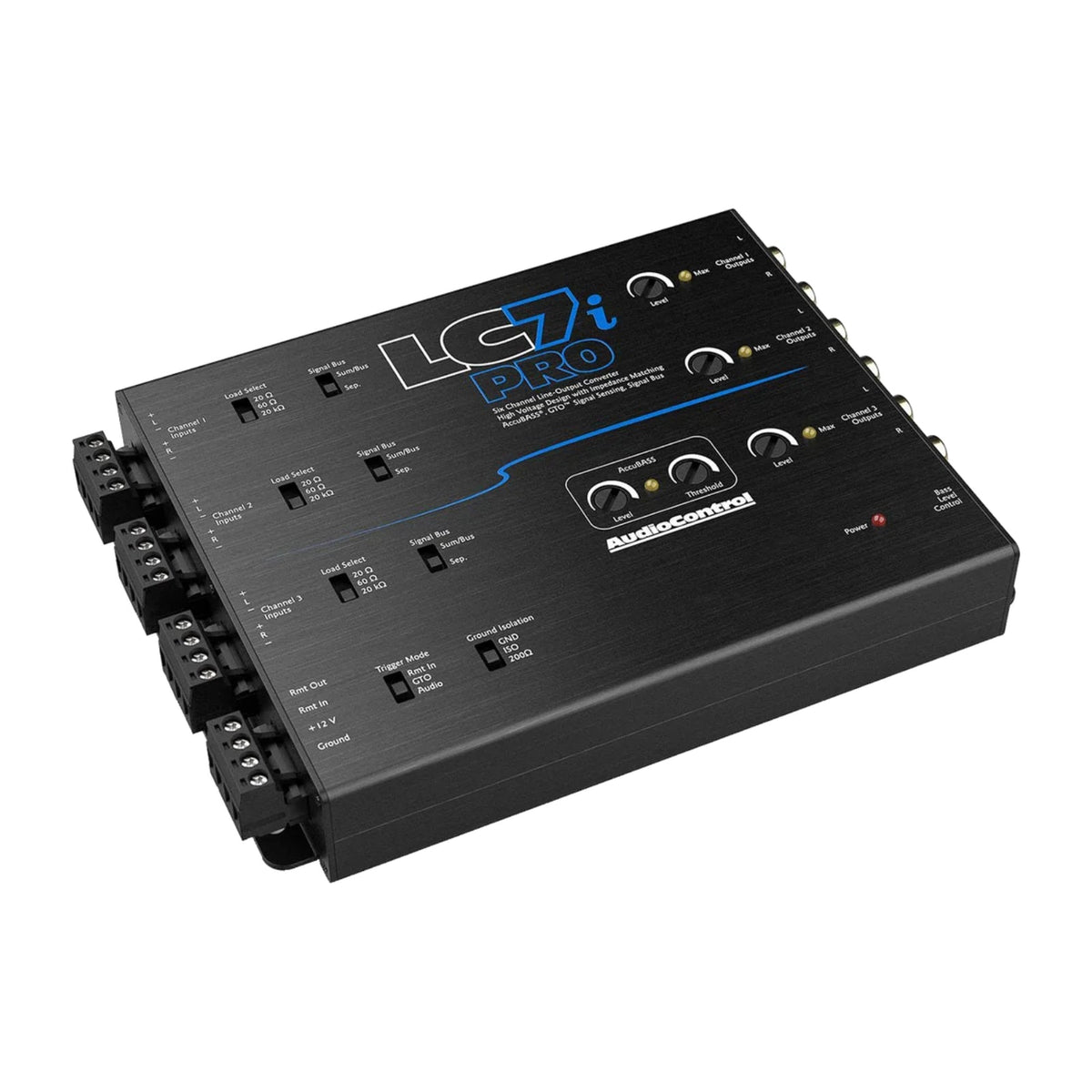 AudioControl LC7i Pro 6 Channel Active Line Out Converter AccuBASS with ACR-1