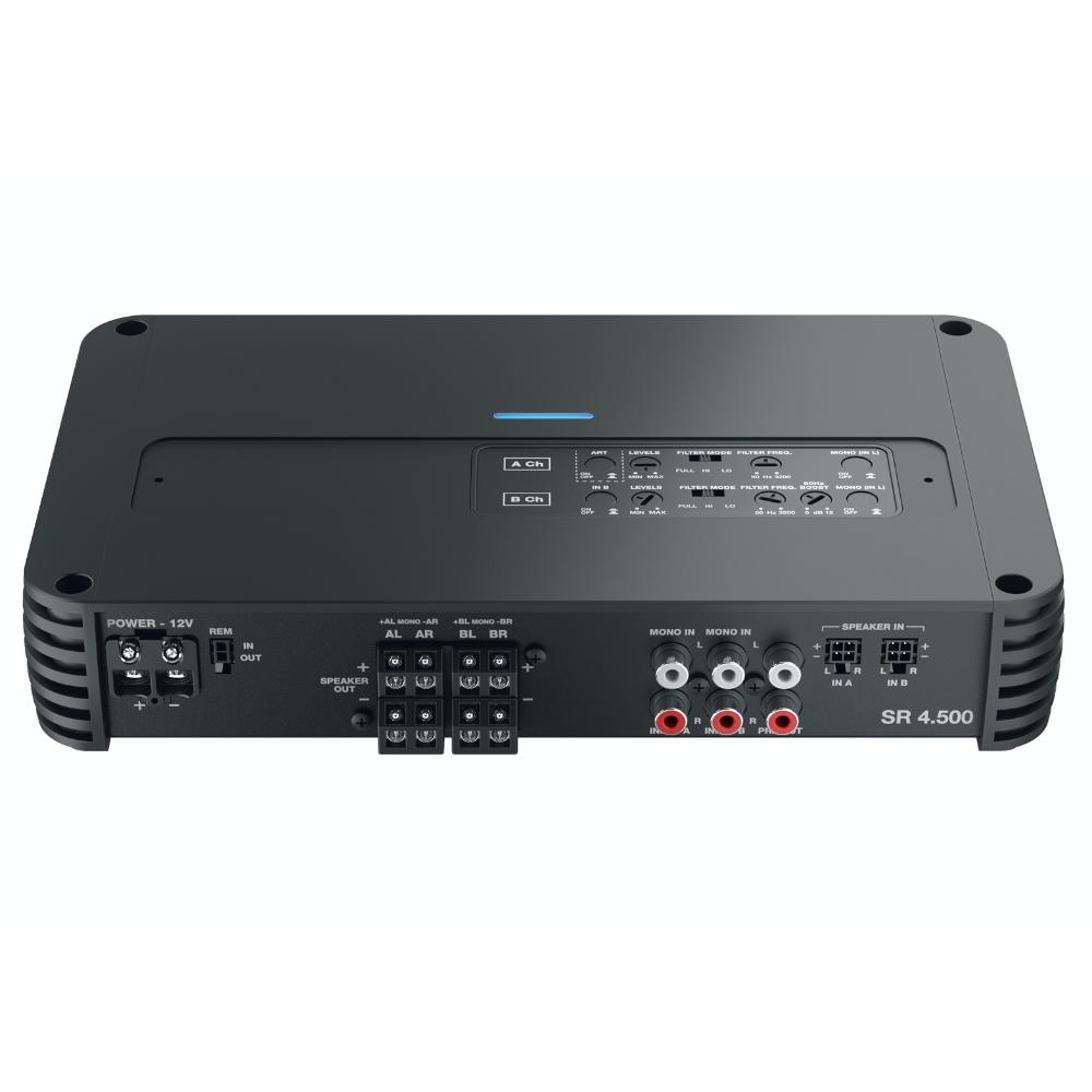 Audison SR 4.500 V2 Amp 4 Channel High Power Compact Speaker Amplifier 500w RMS