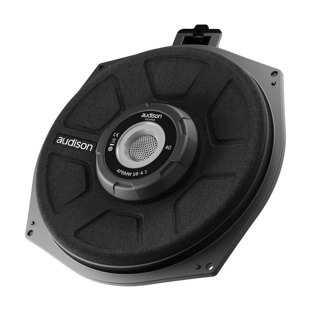 Audison Prima APBMW S8-4.2 Pair 4ohm Plug & Play Under Seat Subwoofer BMW 150w