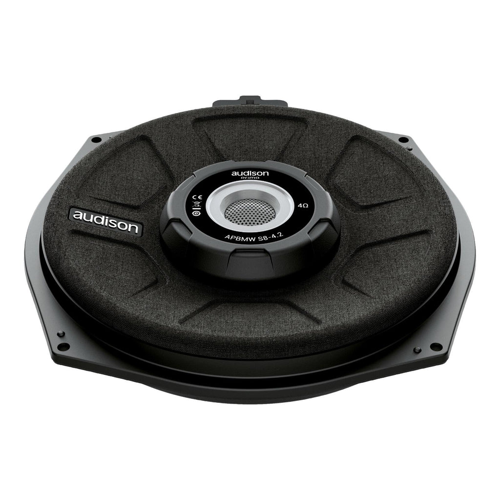 Audison Prima APBMW S8-4.2 Single 4ohm Plug & Play Under Seat Subwoofer BMW 150w
