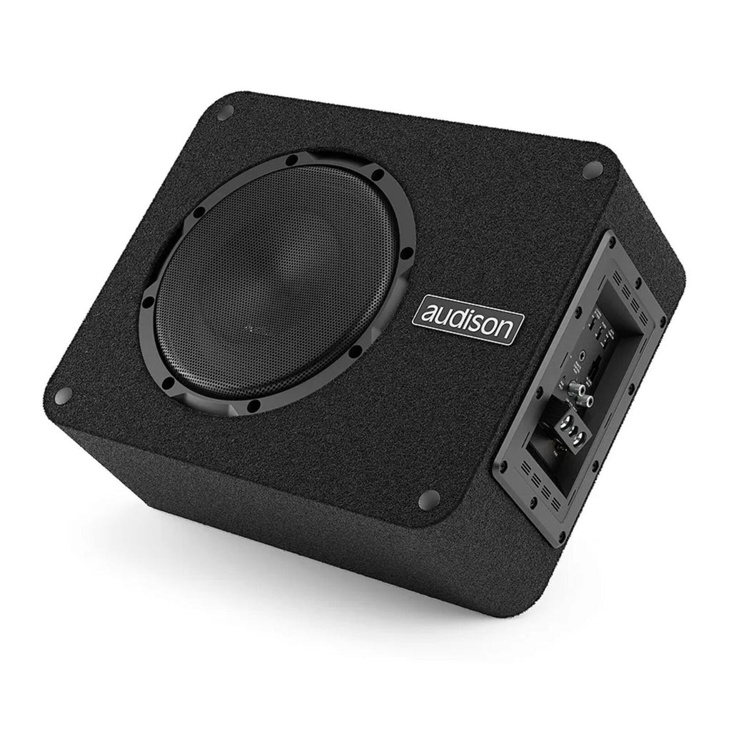 Audison Prima APBX 8 AS2 8" Active Subwoofer Enclosure Compact Sub Box 400w RMS