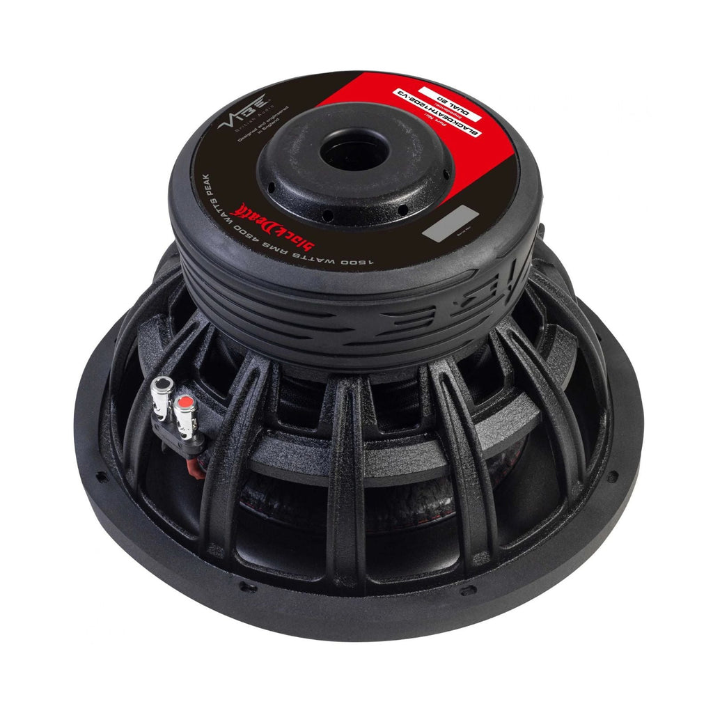 Vibe Black Death BD12D2-V4 12 Inch Sub SPL Dual 2 Ohm Subwoofer 1500w RMS