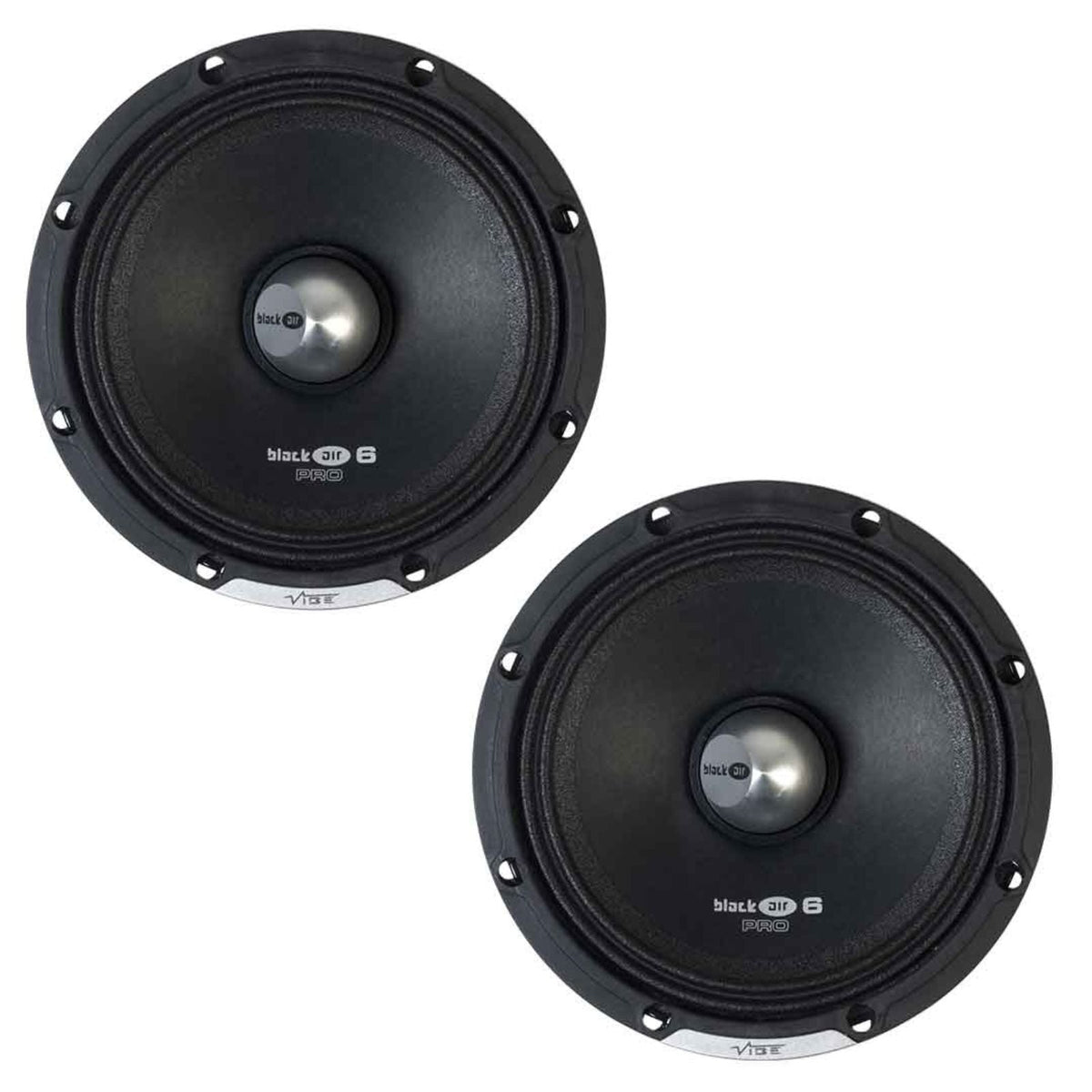 Vibe Black Air BLACKAIRPRO6M-V0 6.5 Inch Pro Audio Midrange Speakers 160w RMS