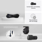 BlackVue 6m Analog Video Rear Camera Cable for DR490 & DR590 2 Channel Dash Cam