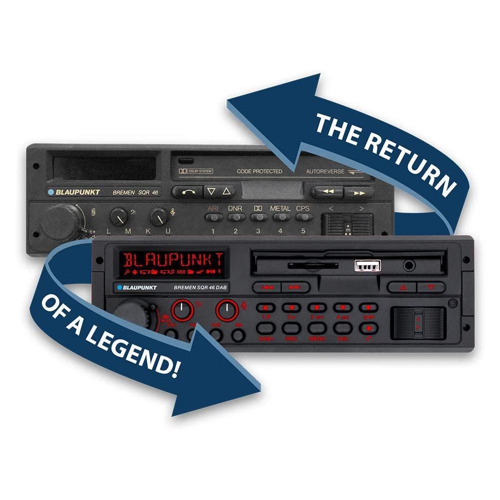 Blaupunkt Bremen SQR 46 Retro Car Stereo 80's Classic Bluetooth DAB+ USB SD AUX