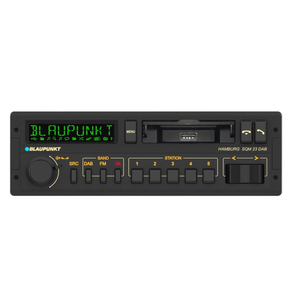 Blaupunkt Hamburg SQM 23 DAB Radio Bluetooth USB Retro Car Stereo 80s Classic