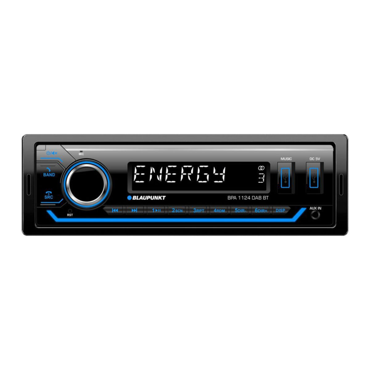 Blaupunkt BPA 1124 DAB BT Car Stereo AUX Dual Front USB Bluetooth DAB Radio
