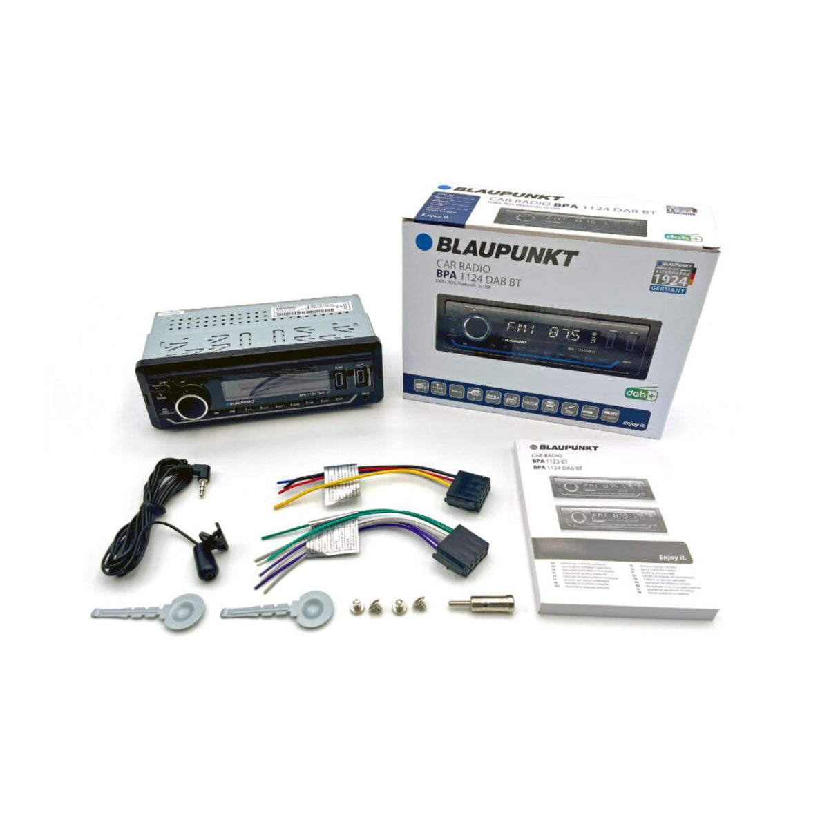 Blaupunkt BPA 1124 DAB BT Car Stereo AUX Dual Front USB Bluetooth DAB Radio
