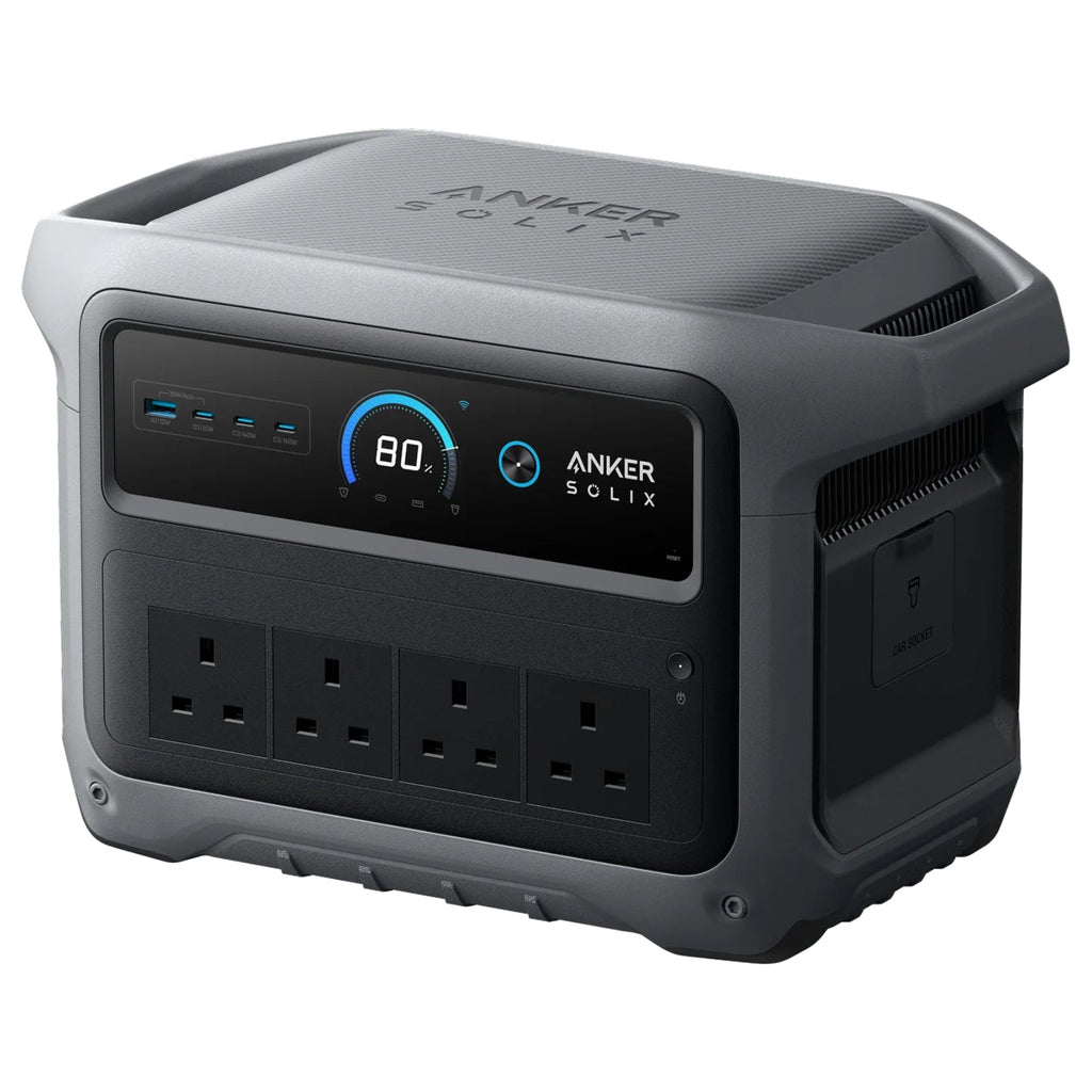 Anker SOLIX C1000 Gen 2 Battery Power Station + PS100 Bifacial Solar Panel 100w