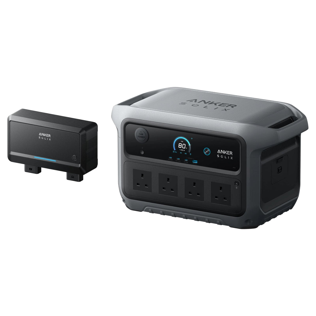 Anker SOLIX C2000 Gen 2 Portable Battery Power Station + Alternator Charger