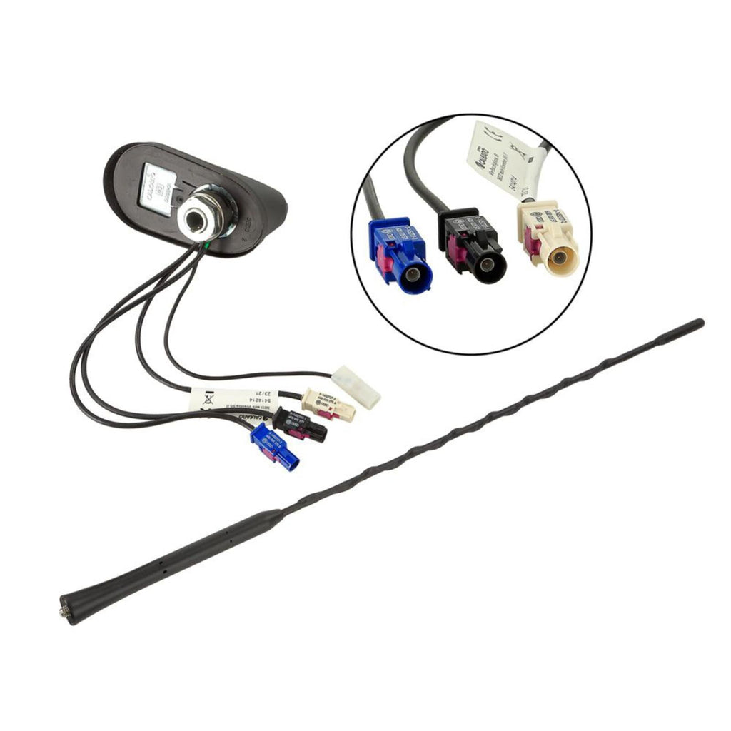 Calearo AM FM & DAB+ GPS Aerial Roof Mount Whip Digital Radio Antenna 7677840