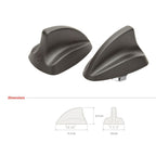 Calearo AM FM GPS Aerial Roof Mount Shark Fin Active Radio Antenna Black 7677825