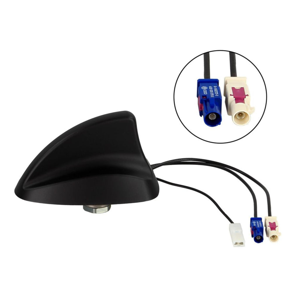 Calearo AM FM GPS Aerial Roof Mount Shark Fin Active Radio Antenna Black 7677825