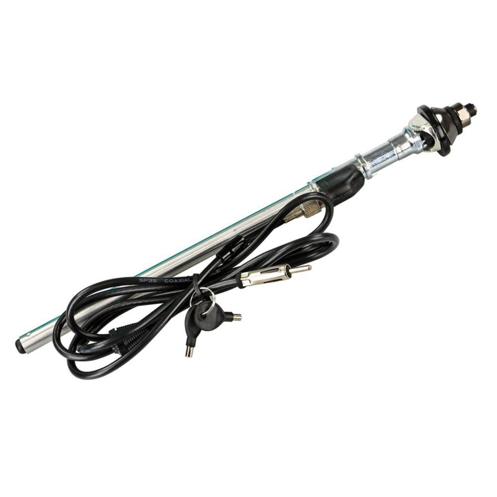 Calearo AM FM Universal Aerial Telescopic Wing Mount Antenna Chrome 7677153