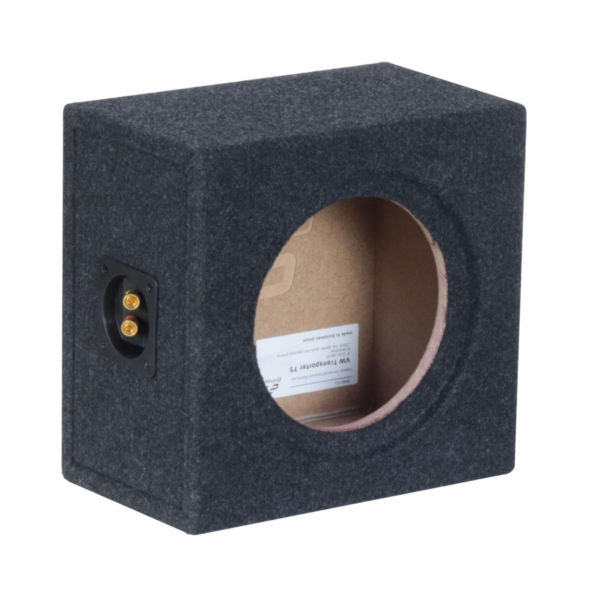 VW Volkswagen Transporter T5 T6 8" Under Seat MDF Sub Box Subwoofer Enclosure