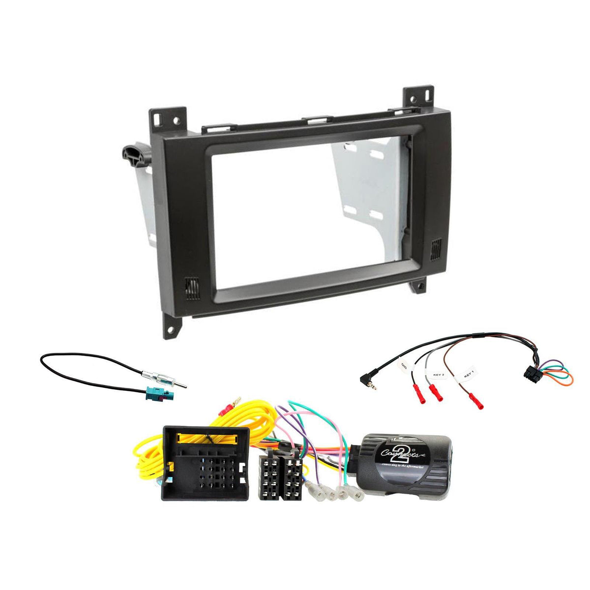 Connects 2 CTKMB17 Mercedes Vito W447 2015 > Double Din Stereo Installation Kit