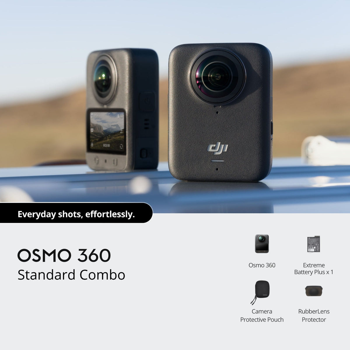 DJI Osmo 360 Standard Combo 4K 120fps Action Camera 120MP 360° Photos