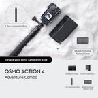 DJI Osmo Action 4 Adventure Combo 4K 120fps 1/1.3 Inch Sensor Action Camera