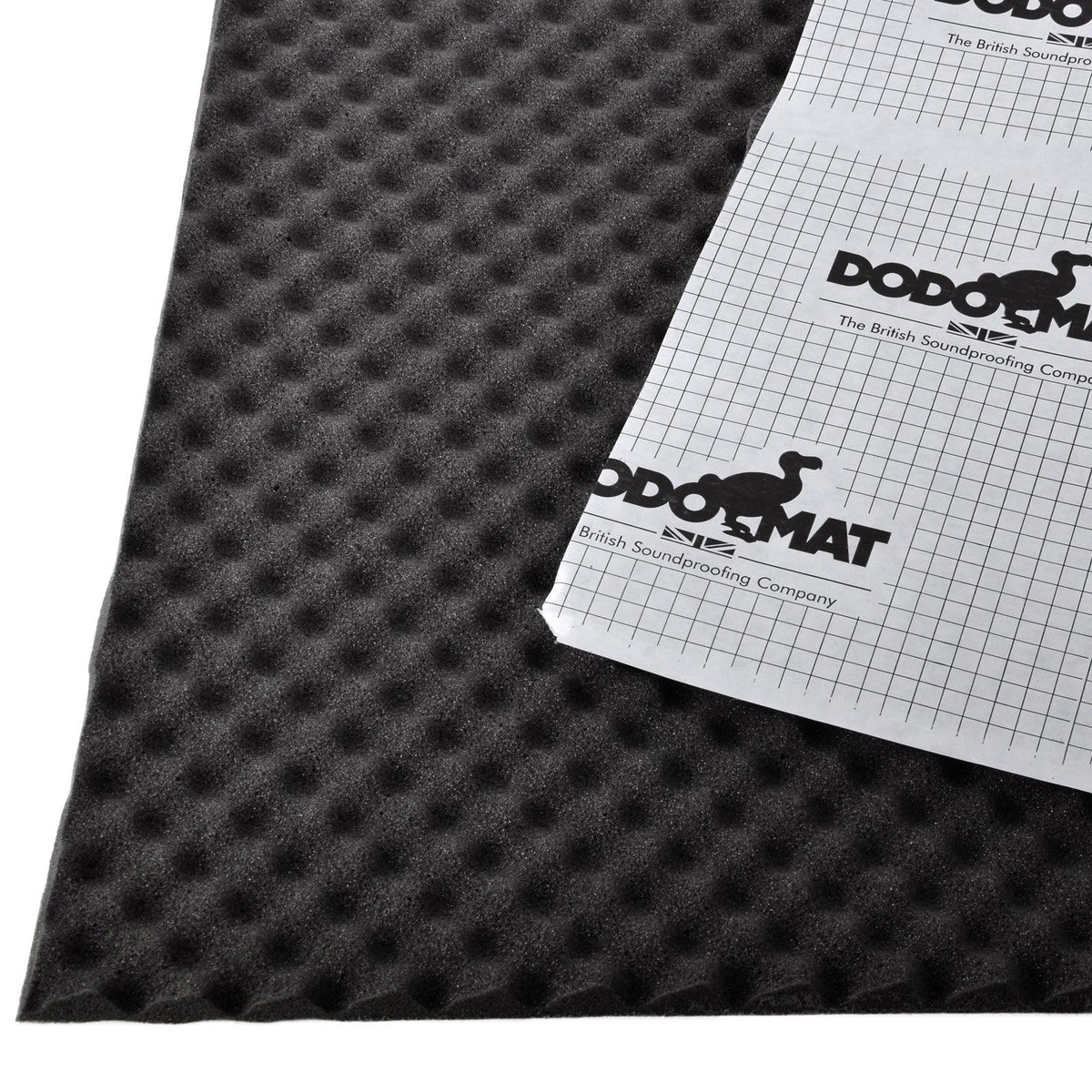 Dodo Mat Acoustic Liner 15mm 2 Sheets Car Sound Proofing Foam Self Adhesive