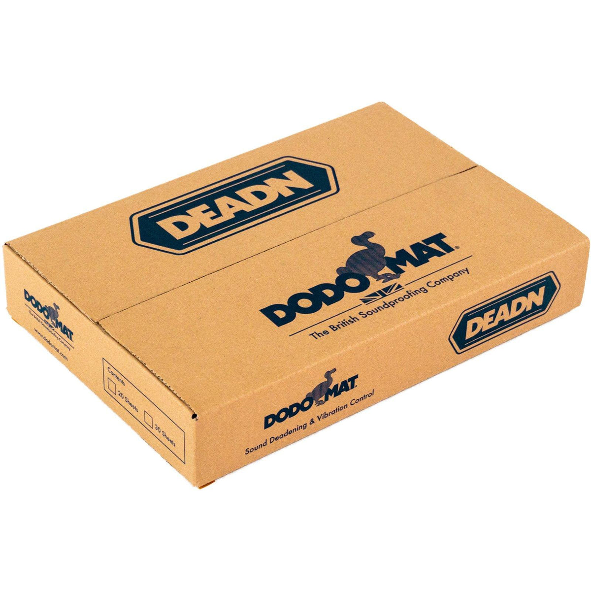Dodo Mat DEADN Hex Sound Deadening 30 Sheets Car Van Vibration Damper Proofing