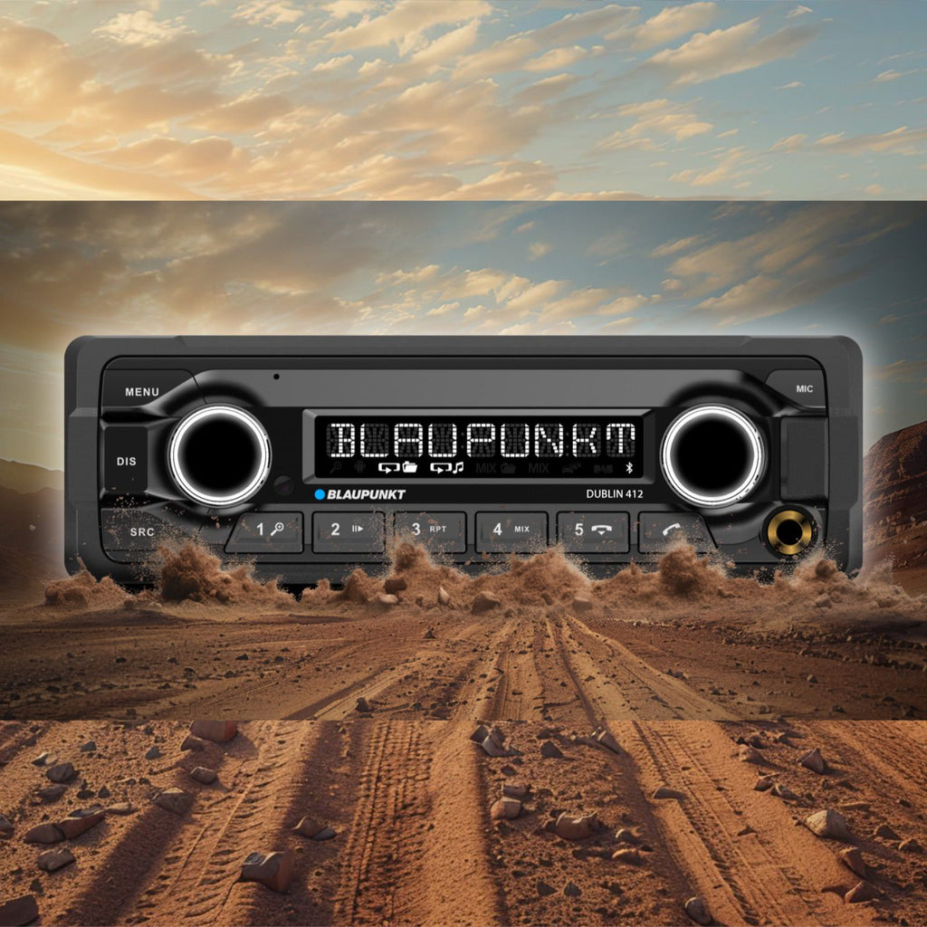 Blaupunkt Dublin 412 Heavy Duty 12 Volt AUX USB Bluetooth Radio 12v Stereo