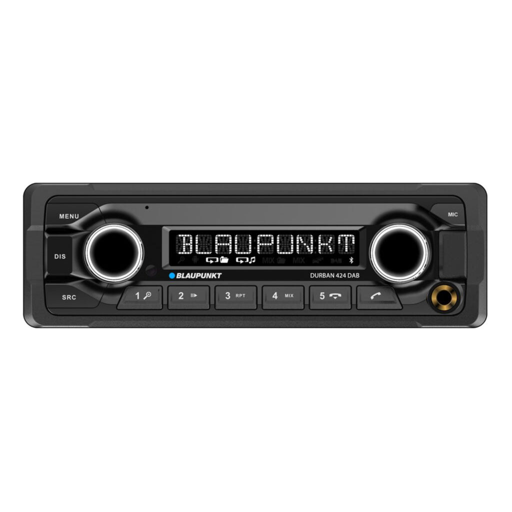 Blaupunkt Durban 424 DAB Heavy Duty 24 Volt Bluetooth Radio 24v Truck Bus Stereo