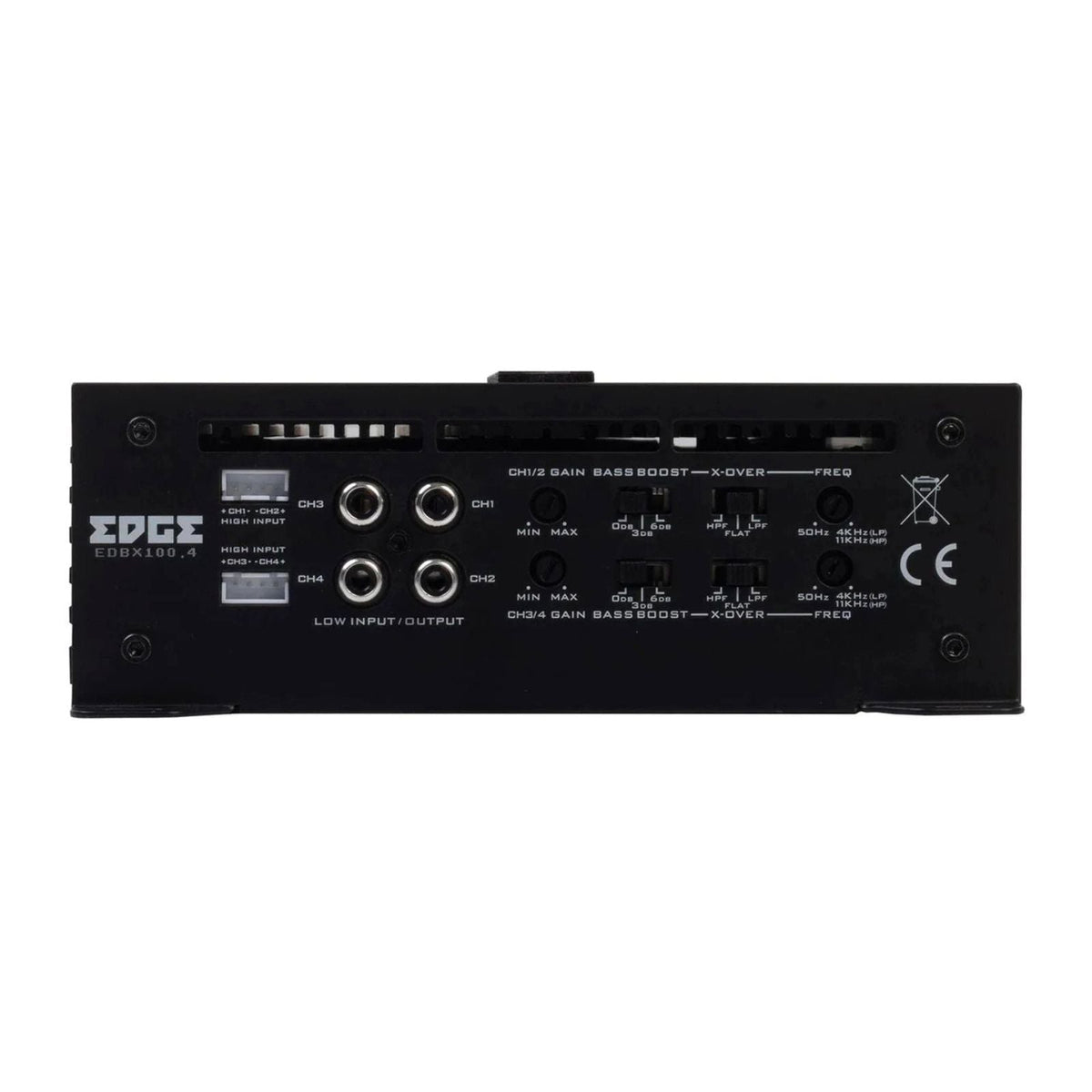 Edge DBX Series EDBX100.4-E1 Amp Class AB 4 Channel Amplifier 400w RMS