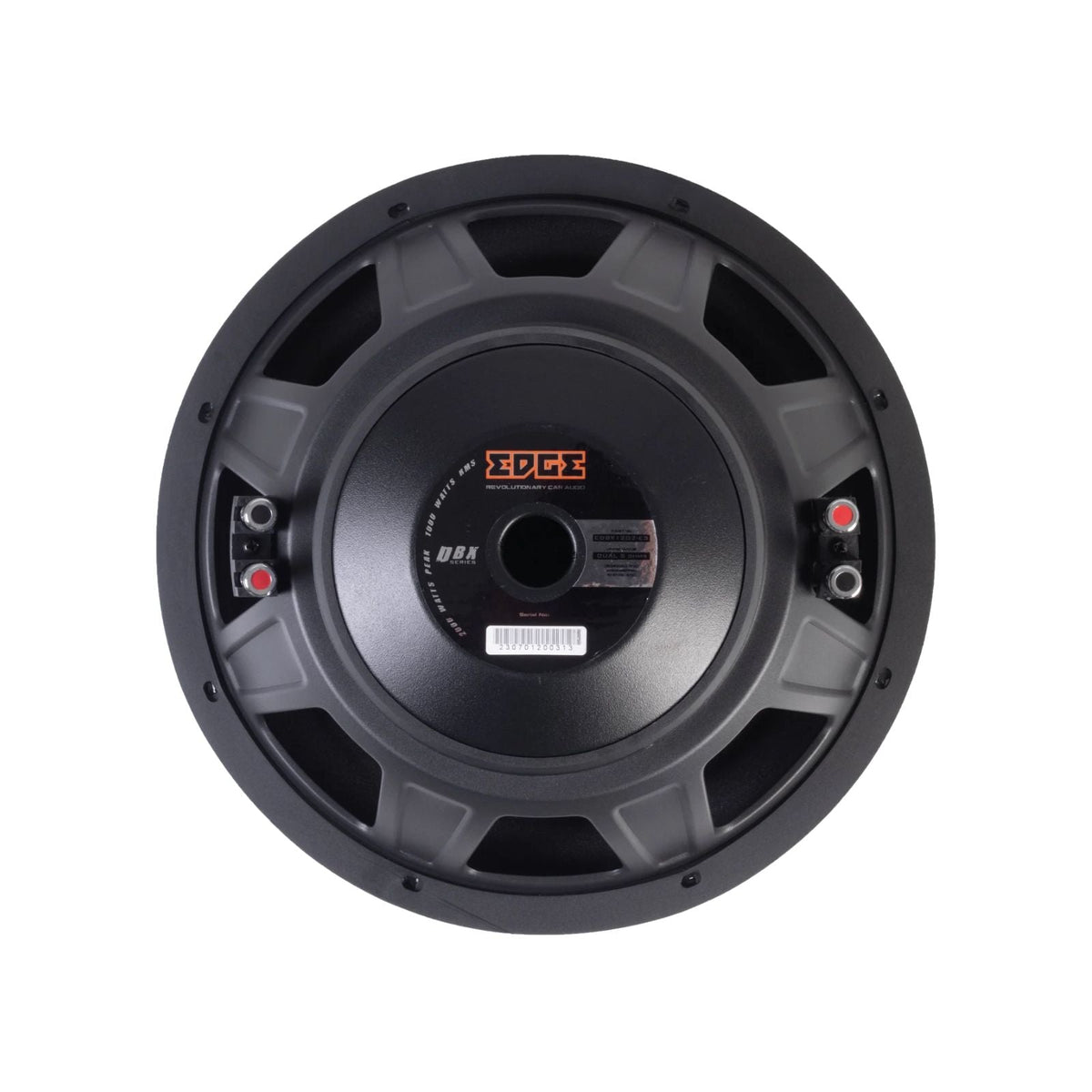 Edge DBX Series EDBX12D2-E3 Car Sub 2 Ohms 12 Inch Subwoofer 1000w RMS