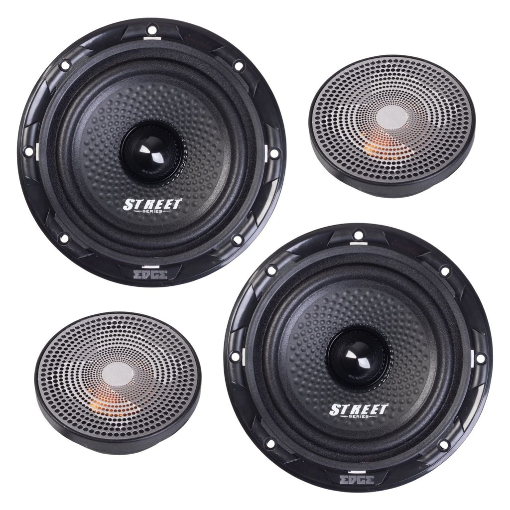 Edge Street Series EDS5C-E4 2 Way Component Speakers 5.25 Inch 100w RMS Pair