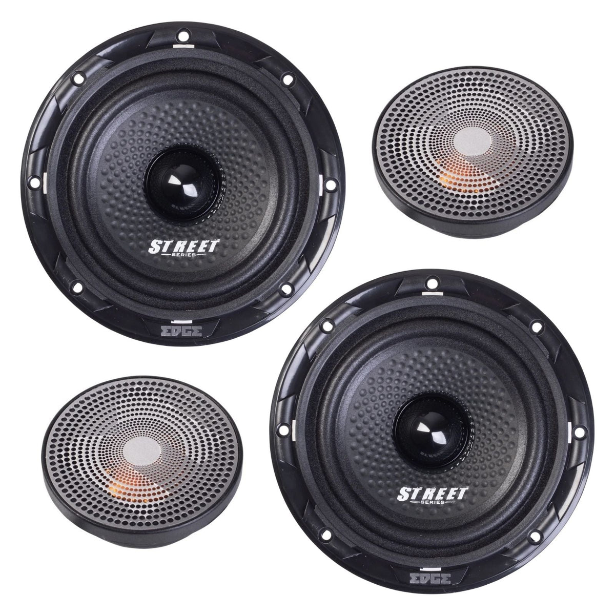 Edge Street Series EDS5C-E4 2 Way Component Speakers 5.25 Inch 100w RMS Pair