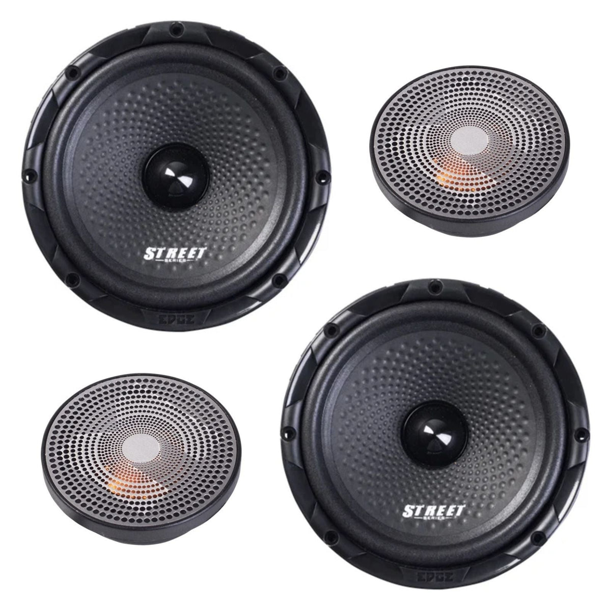 Edge Street Series EDS6C-E4 2 Way Component Speakers 6.5 Inch 110w RMS Pair