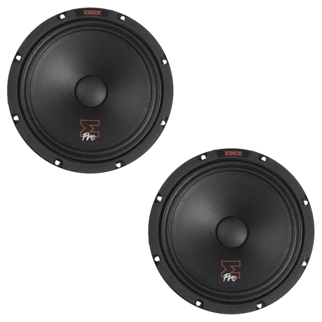 Edge Street Series EDSPRO8-E3 Pro Audio Midrange Speakers 8 Inch 225w RMS Pair