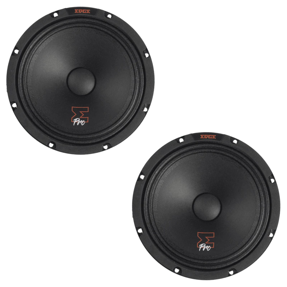 Edge Street Series EDSPRO8-E3 Pro Audio Midrange Speakers 8 Inch 225w RMS Pair