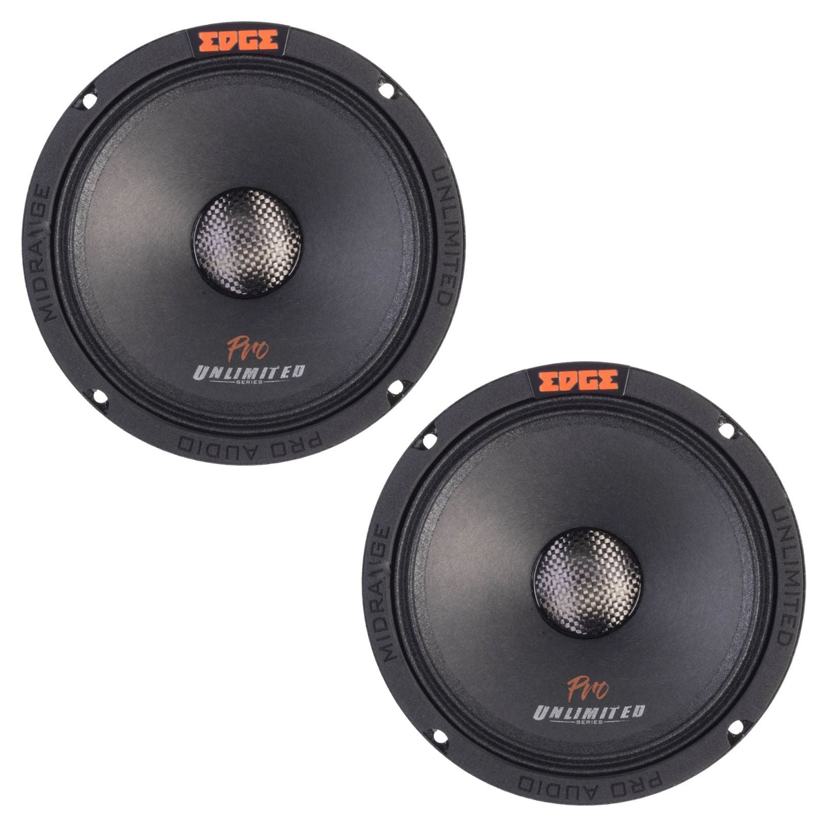 Edge Unlimited Series EDUPRO6-E3 Pro Midrange Speakers 6.5 Inch 400w RMS Pair