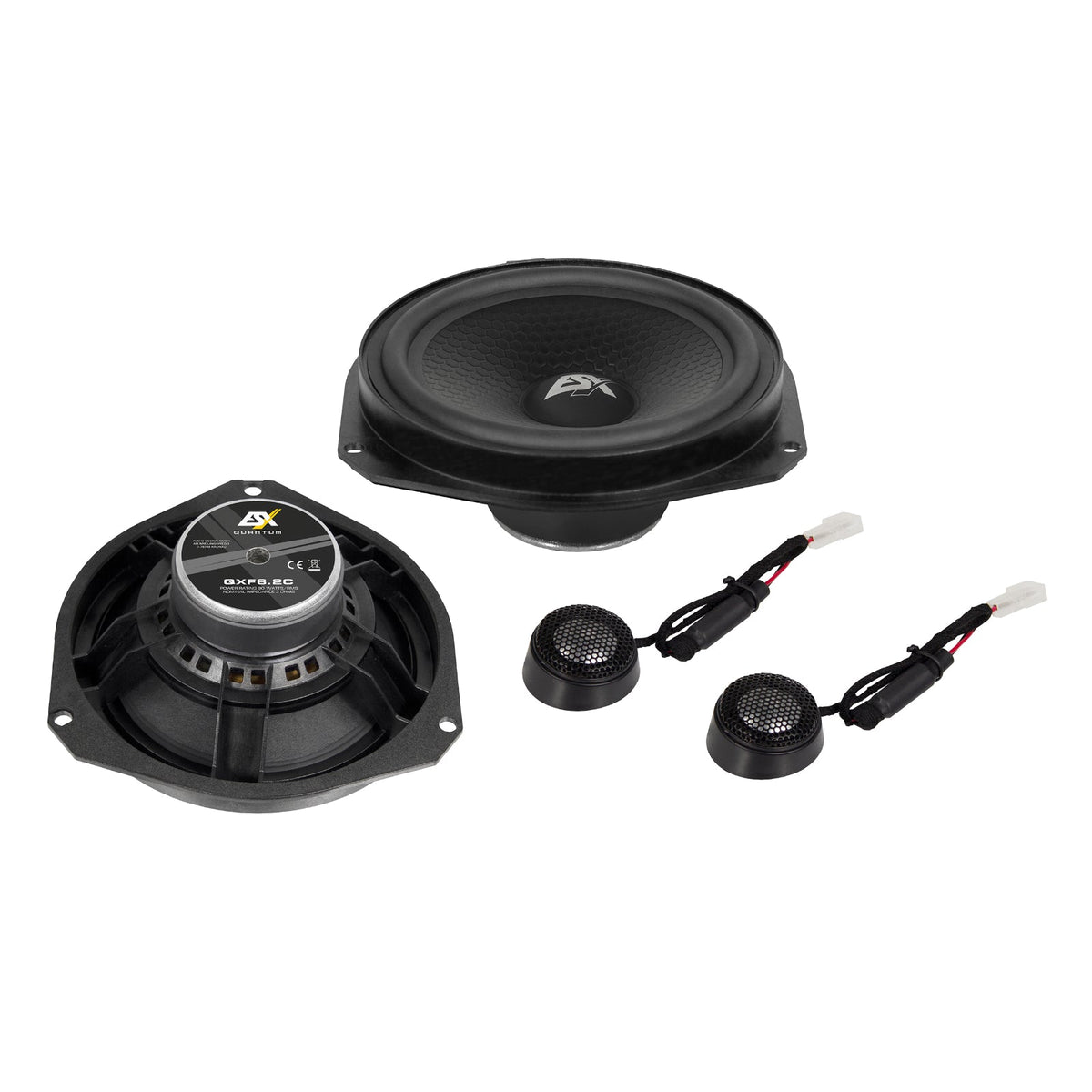ESX QXF6.2C Component Speakers and Tweeters for Fiat Ducato Peugeot Boxer