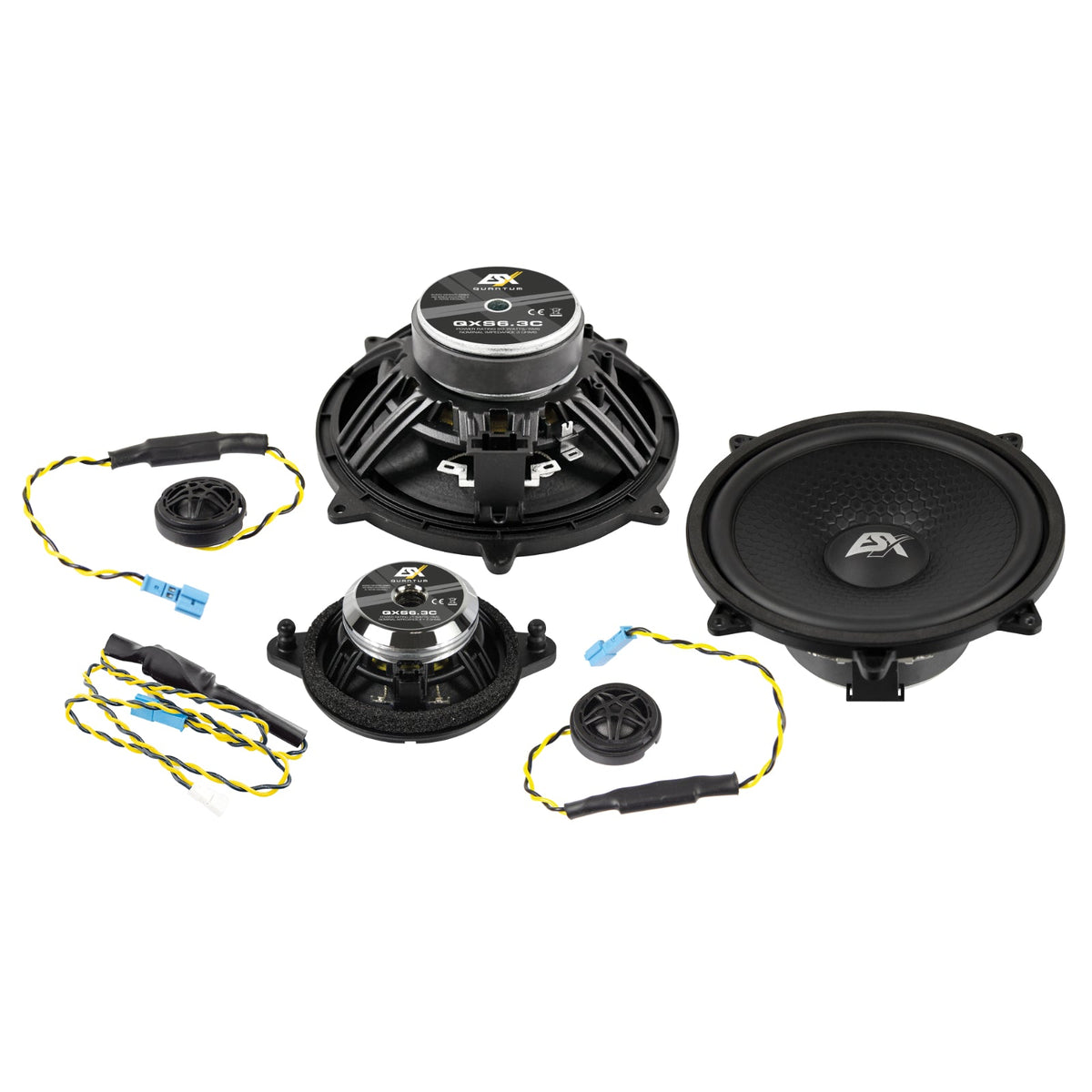 ESX QXS6.3C Component Speakers and Tweeters for Mercedes Sprinter