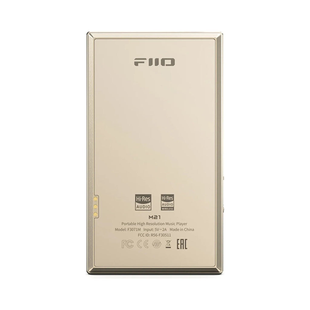 FiiO M21 DAP Portable Hi-Res Digital Audio Music Player Bluetooth Titanium Gold